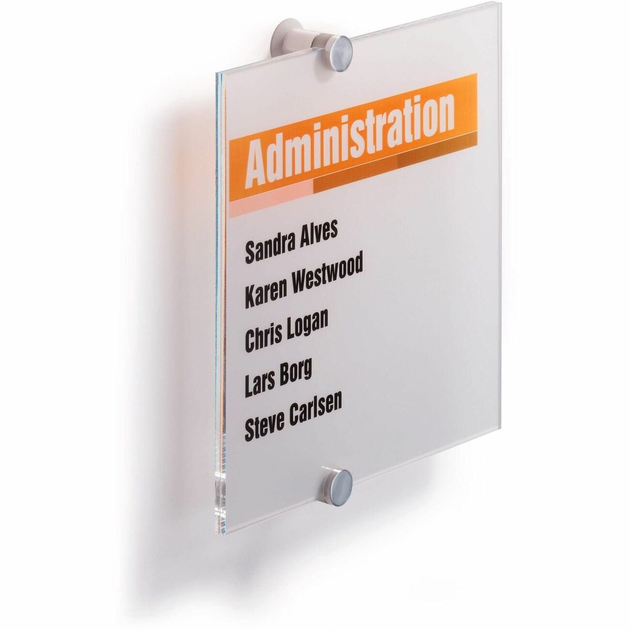 Durable Sign Acrl Wall 8.25X8.25 Tr