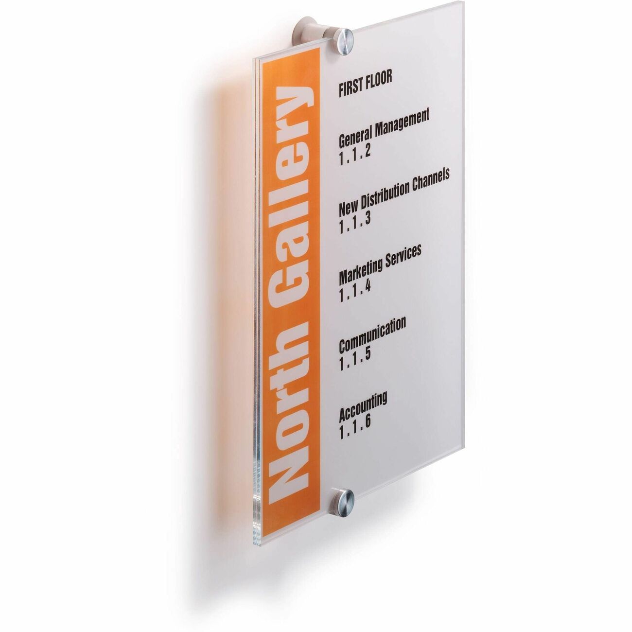 Durable Sign Acrl Wll 8.25X11.75 Tr