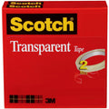 Scotch Transparent Tape - 1/2"W