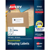 Avery Label Removable Laser Shpng