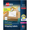 Avery Label Removable Laser Shpng