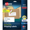 Avery Label Removable Inkjt Shpng