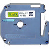 Brother Tape Label 1/2" Bk/Gd