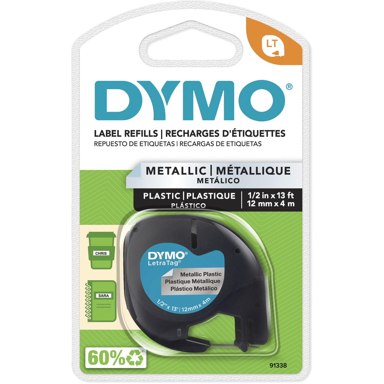 DYMO Tape Letratag Lblmkr .5' Sr