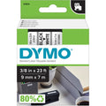 DYMO Cartridge Tape 3/8' Bk/We