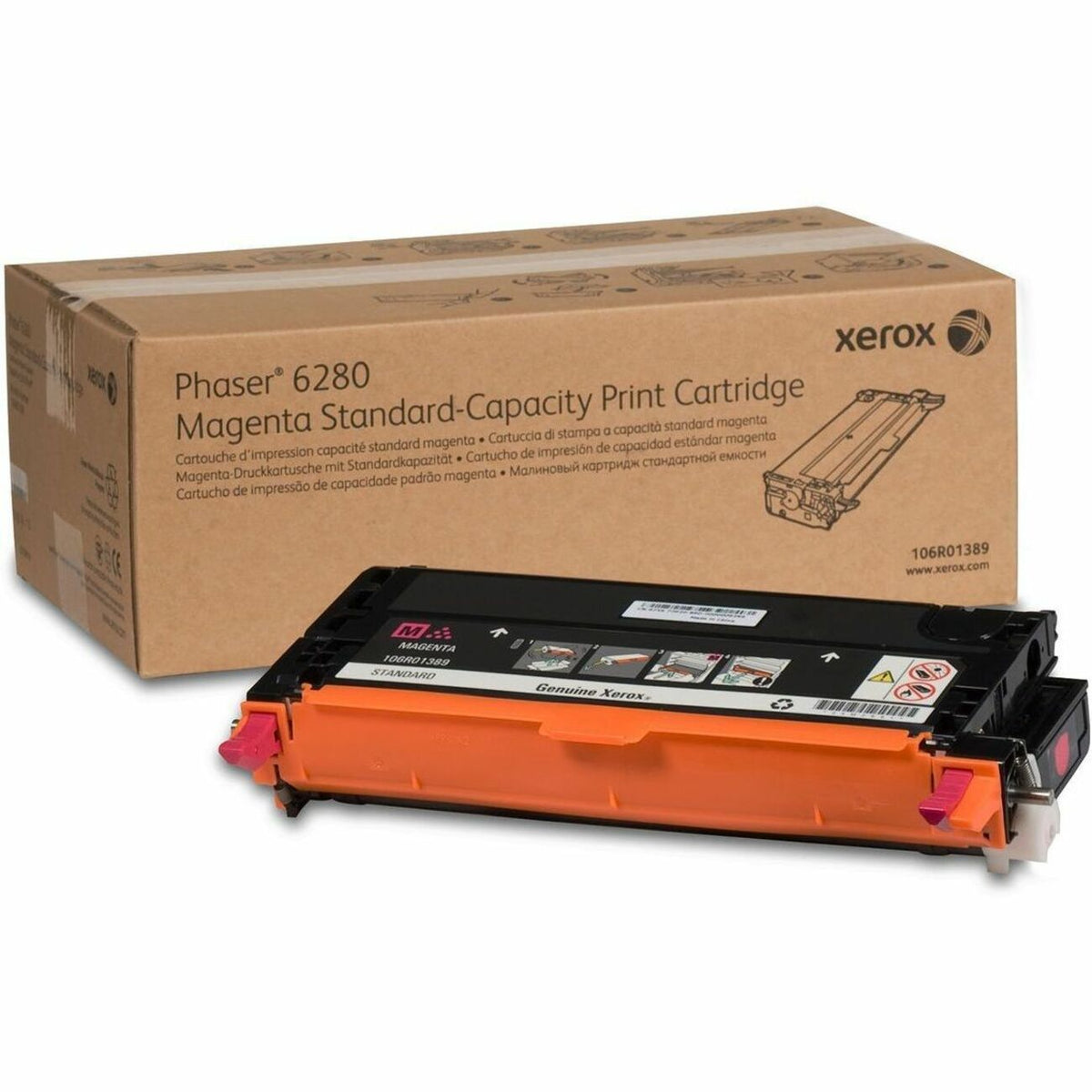 Xerox Original Laser Toner Cartridge - Magenta - 1 Each