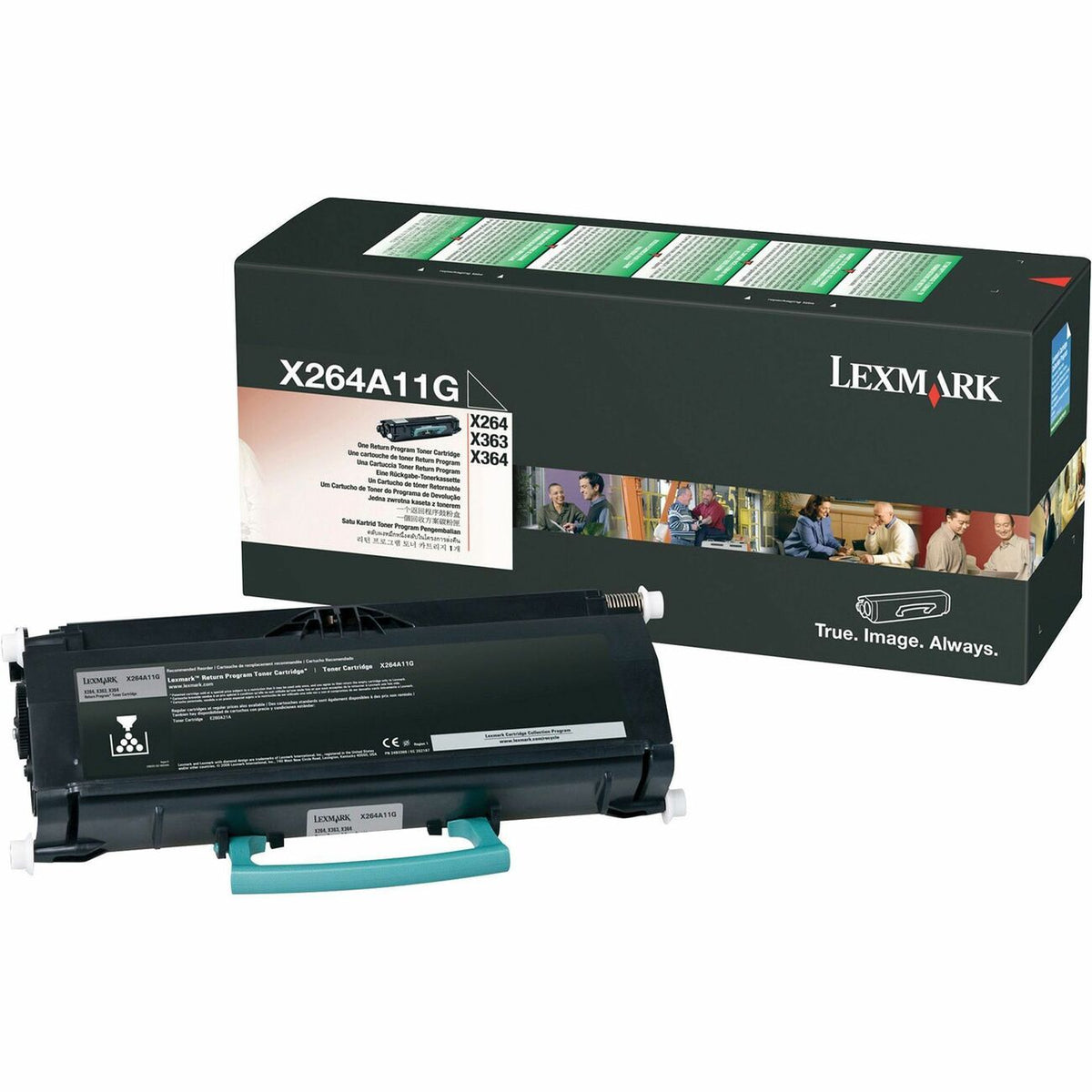 Lexmark Original Laser Toner Cartridge - Black - 1 Each