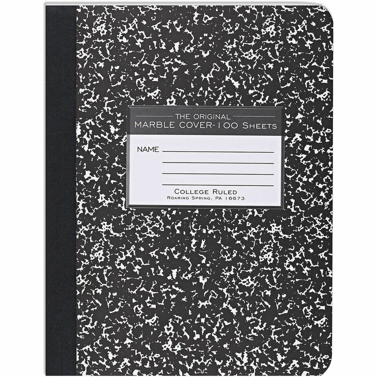 Roaring Spring College Ruled Hard Cover Composition Book
