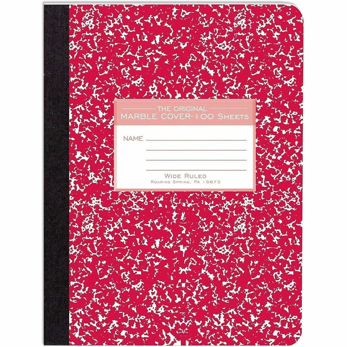 Roaring Spring Wide Ruled Hard Cover Composition Book