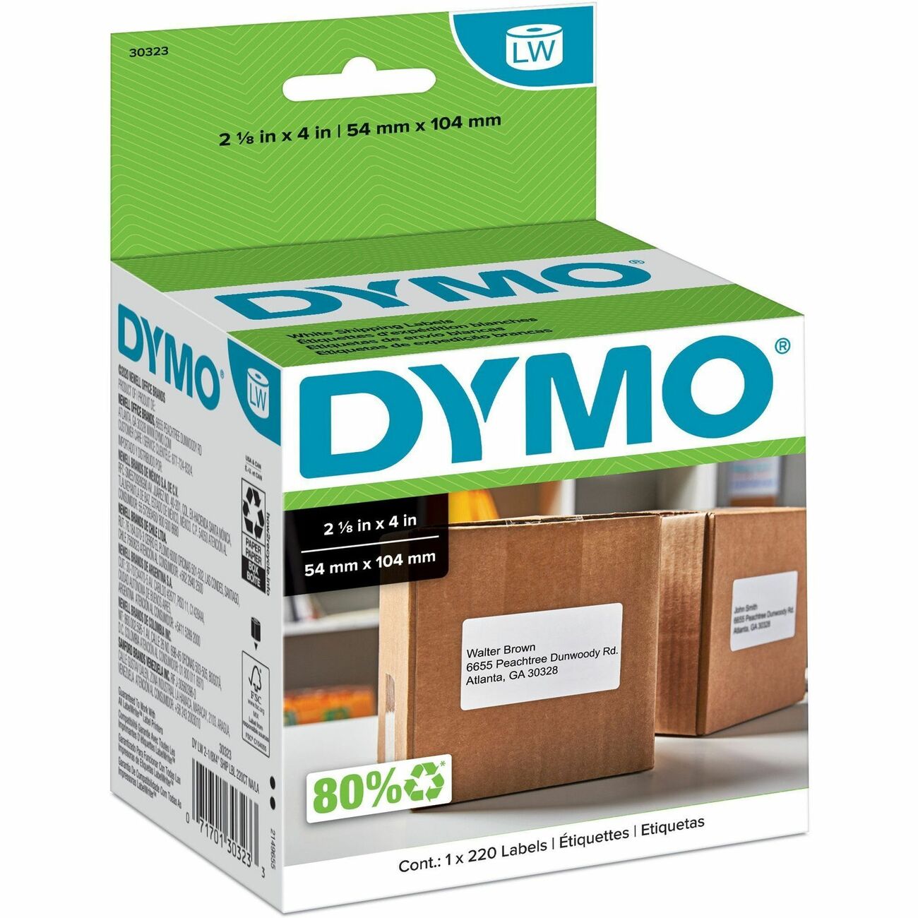 DYMO Label Shpg/Pc Pstg We 220Rl