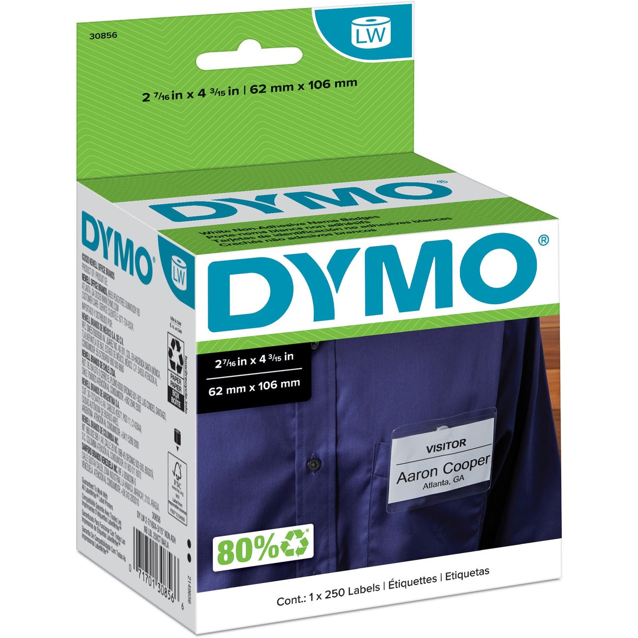 DYMO Badge Name Nonadhes Lblwrtr