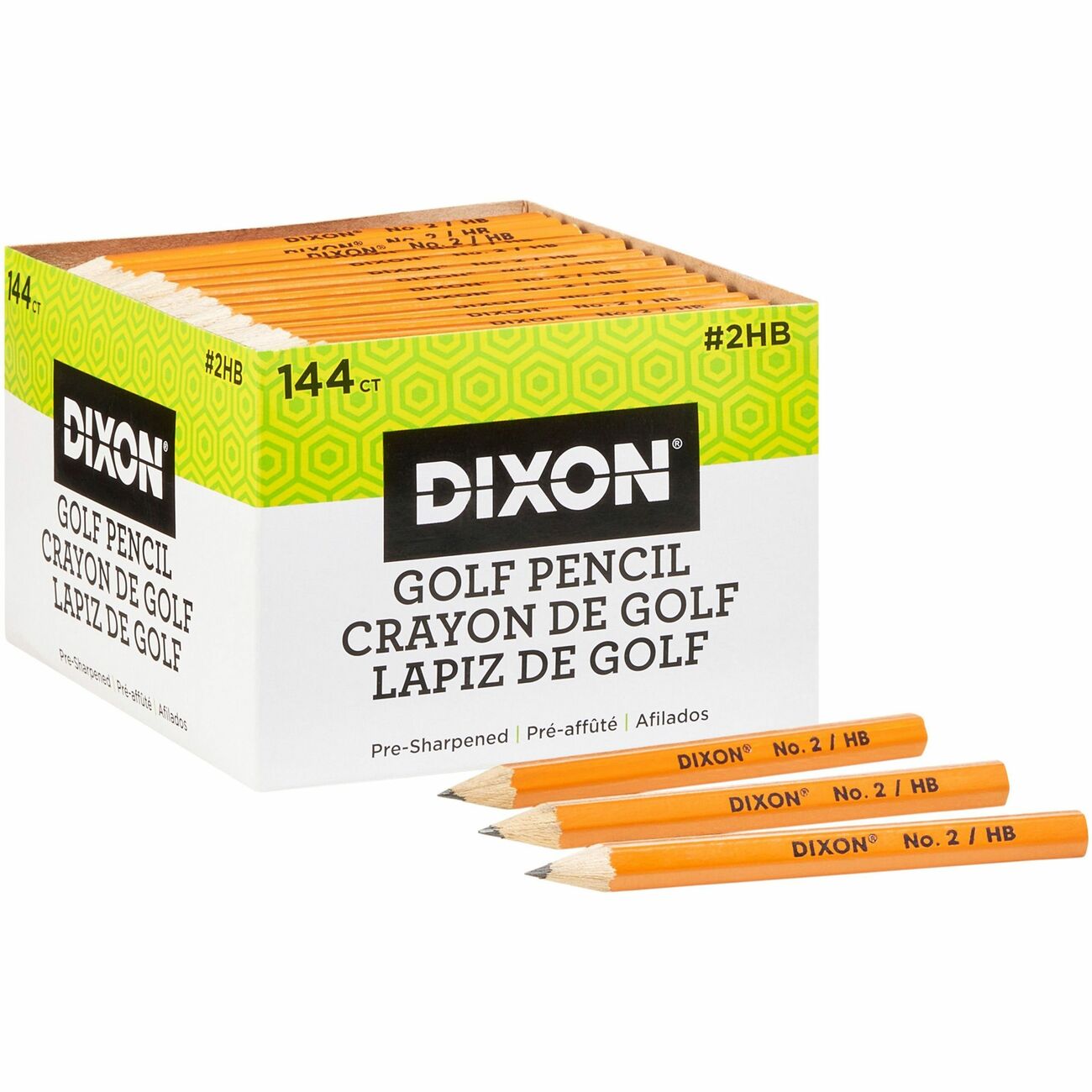 Dixon Ticonderoga Pencil Golf Yew 144Ct