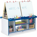 Center Art 4-Station Blue