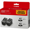 Canon Crtdgs Pg40 Twin Pk Bk