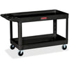 Rubbermaid Commercial 4" Casters 2-shelf Utility Cart