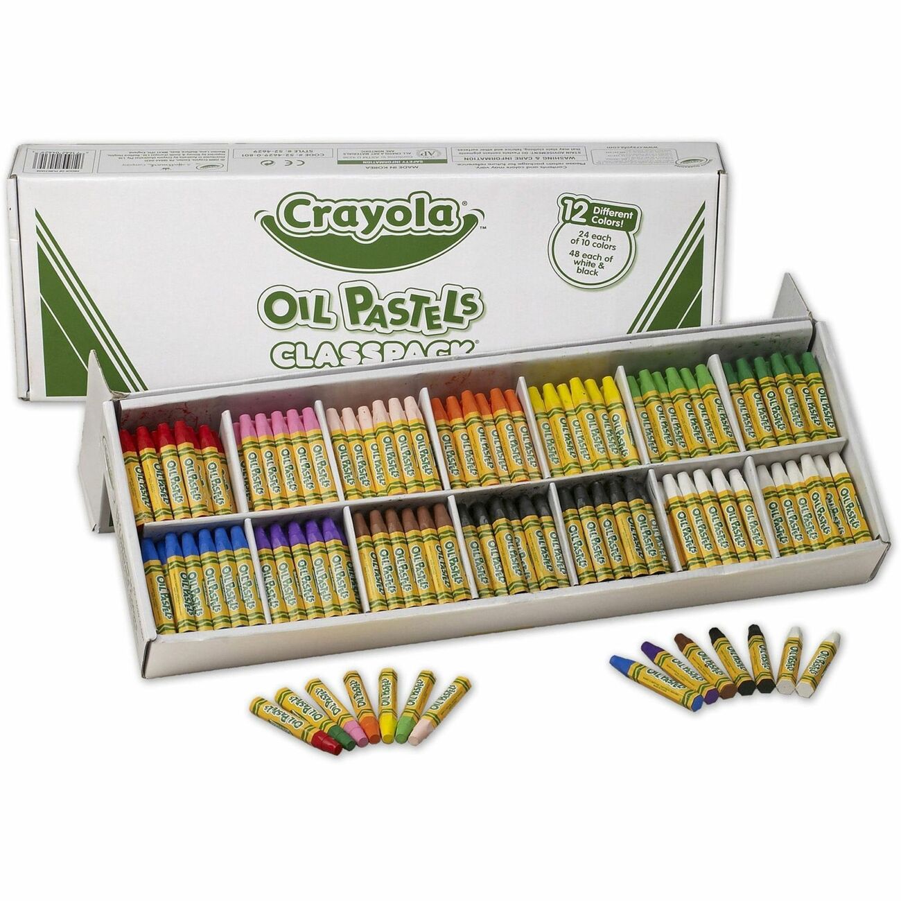 Crayola Crayon Oil 336/Pk Ps