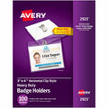 Avery Holder Badge Clip Horz 4X3