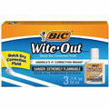 BIC Fluid Correctn Qd 3/Pk Wht
