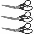 Westcott Scissors Pnt Bent 8 3Pk Bk