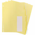 Business Source Dividers Insert 5-Tab Clear