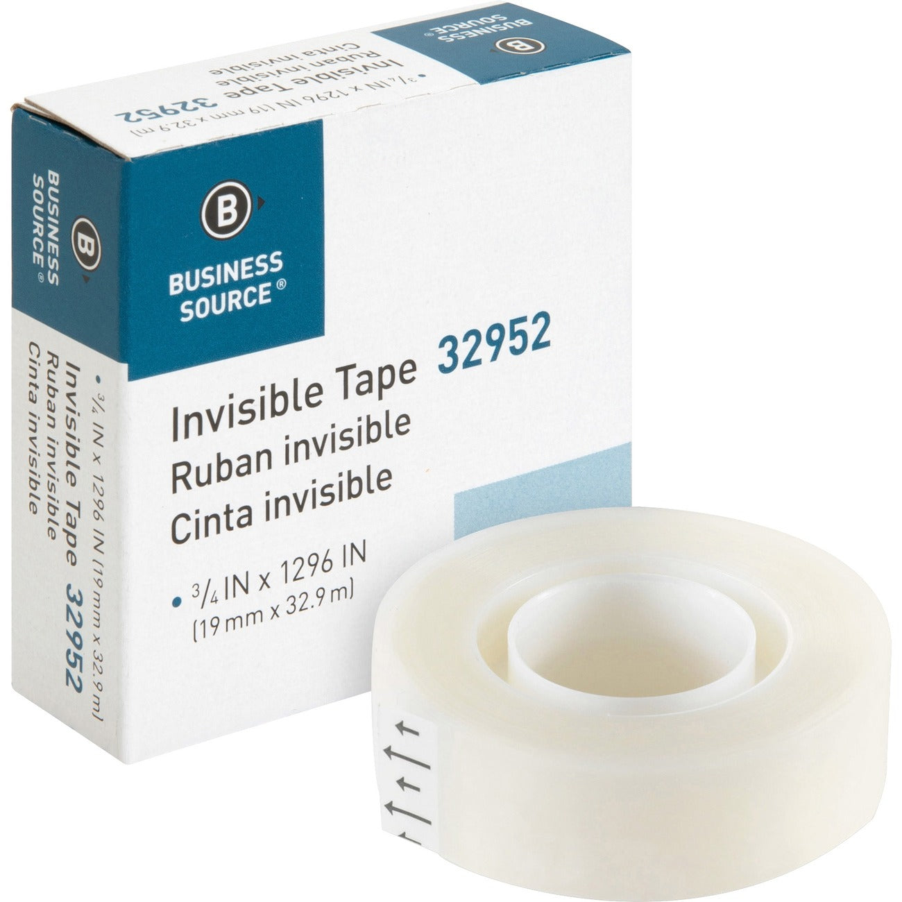 Business Source Tape Roll Invis 3/4'X1296'