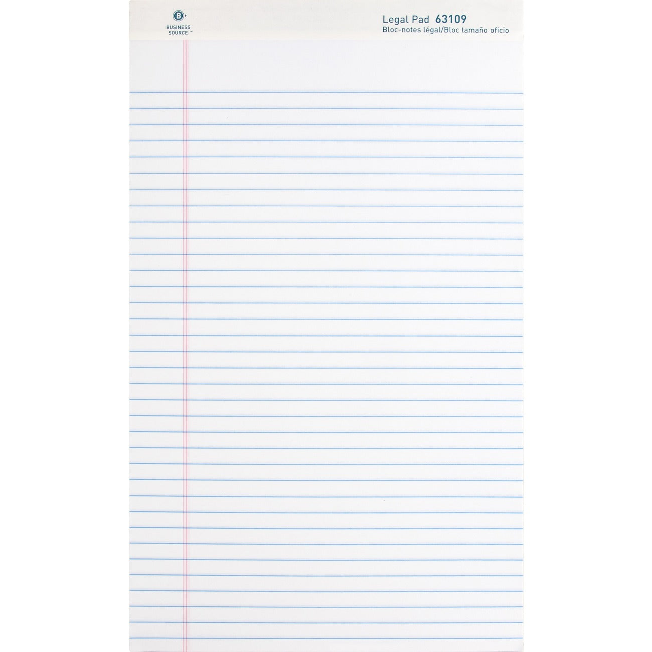 Business Source Pad Legal 8.5X14 50Sh We