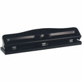Business Source Punch Adjust 3-Hole 11Sh Bk