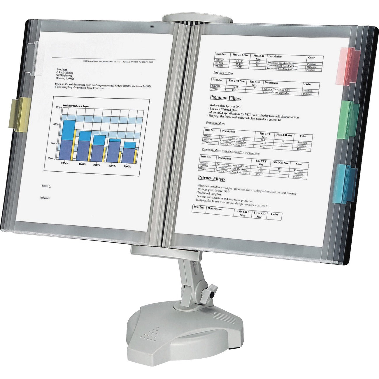 Fellowes Rack Catalog Desktop 10Pckt