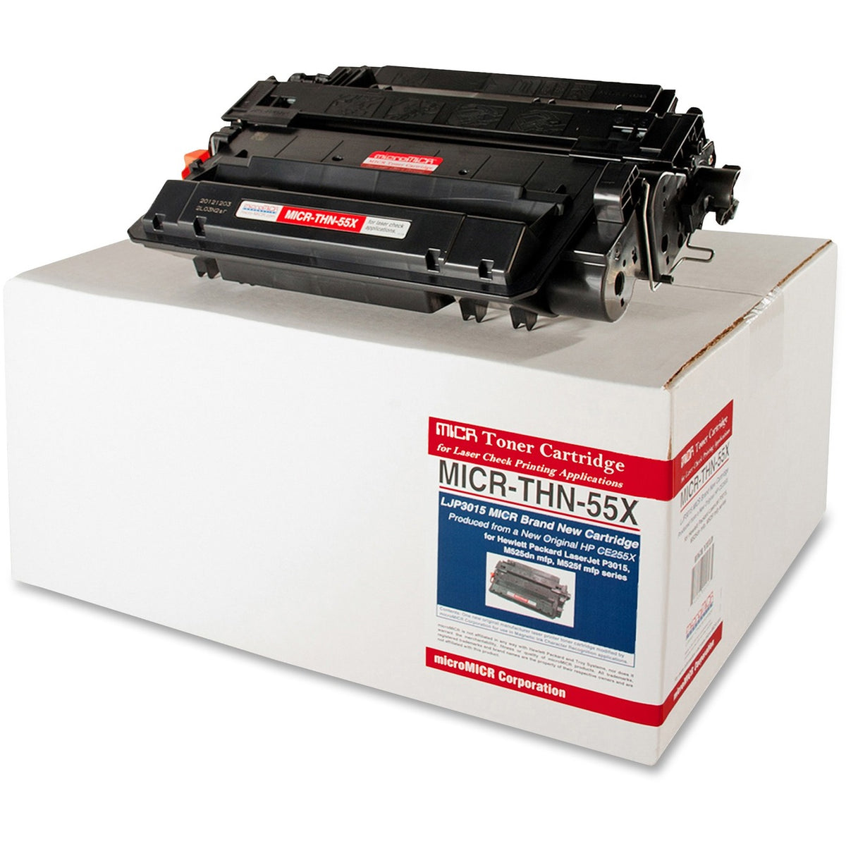 microMICR MICR Laser Toner Cartridge CE255X - Black - 1 Each