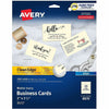 Avery Inkjet Business Cards, 10-Up