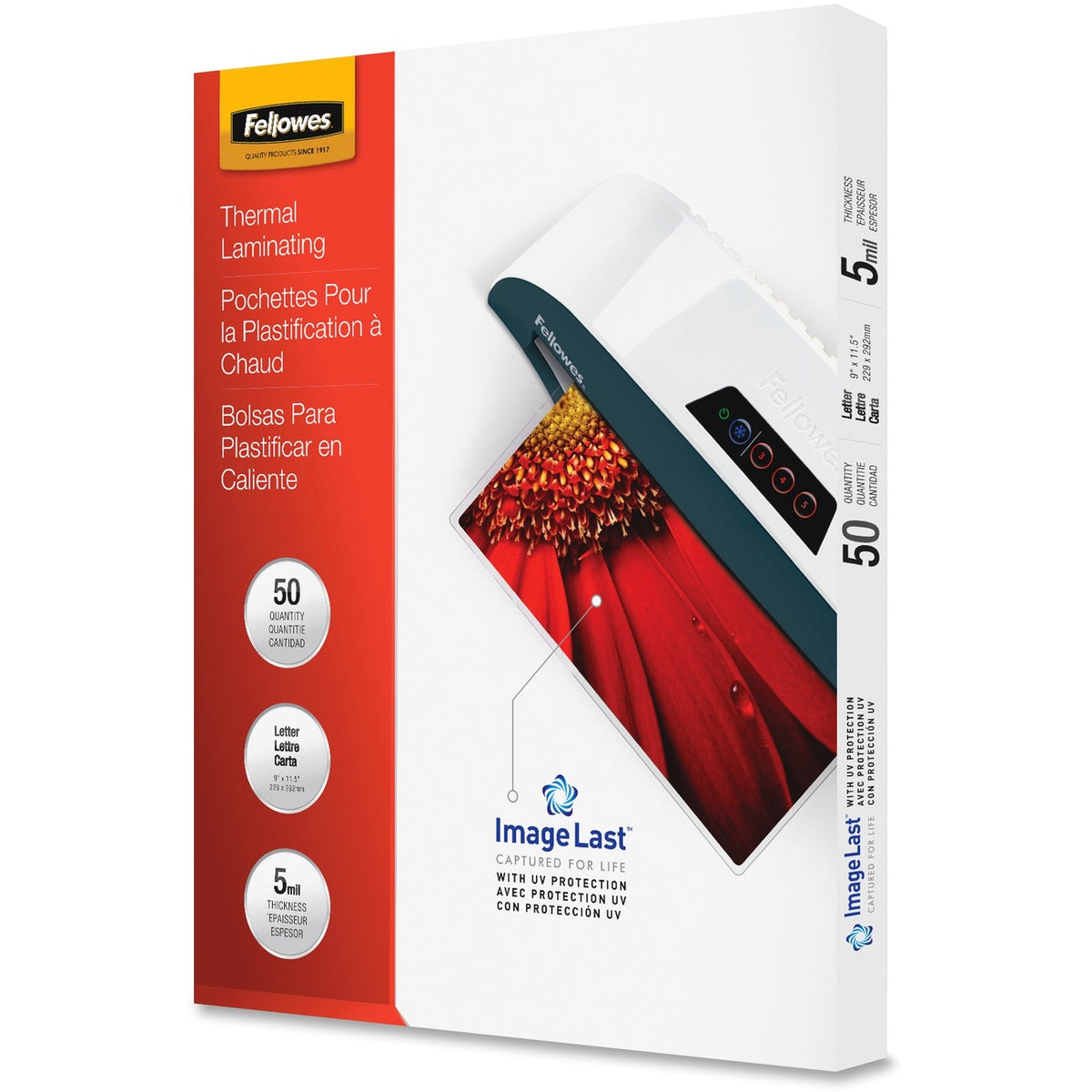Fellowes Pouch Lam Ltr 5Mil 50Pk