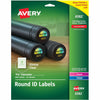 Avery Label Id Glossy Rnd 20Up