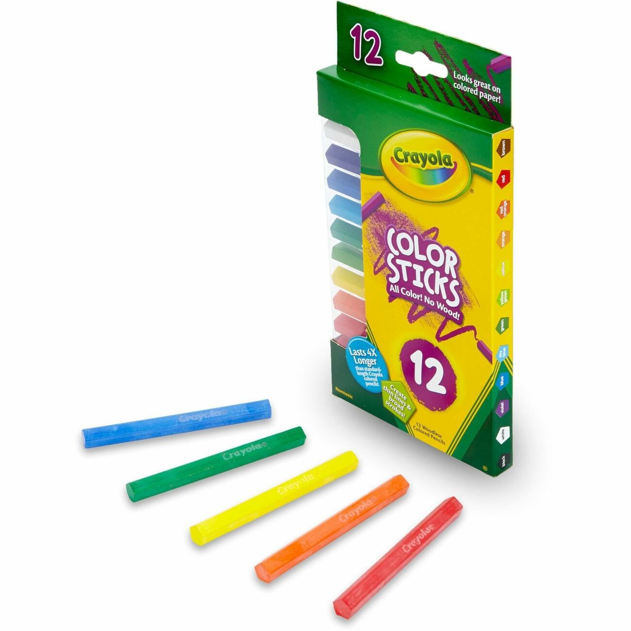Crayola Colored Pencils, Long, Count