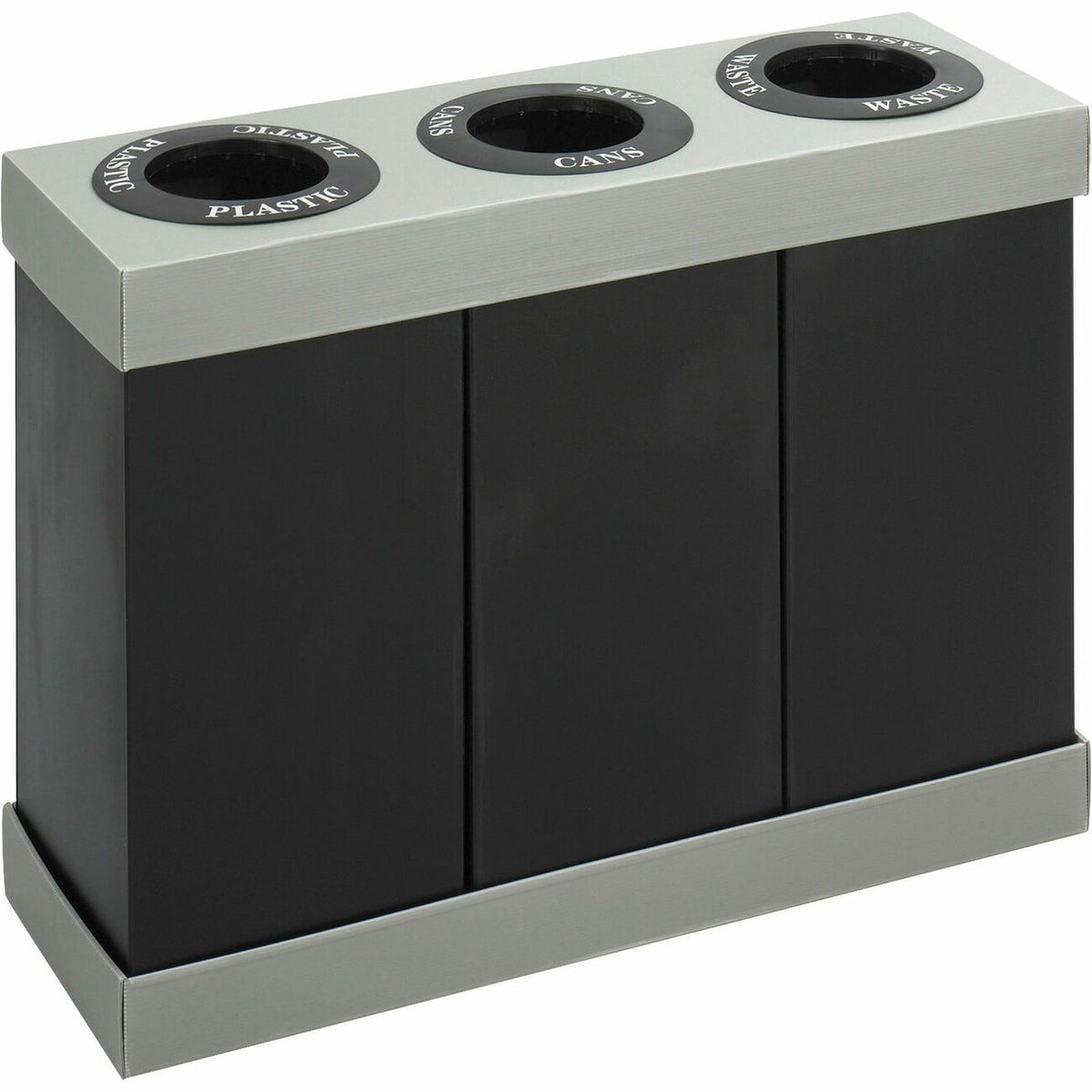 Safco At-Your-Disposal 3-bin Recycling Center