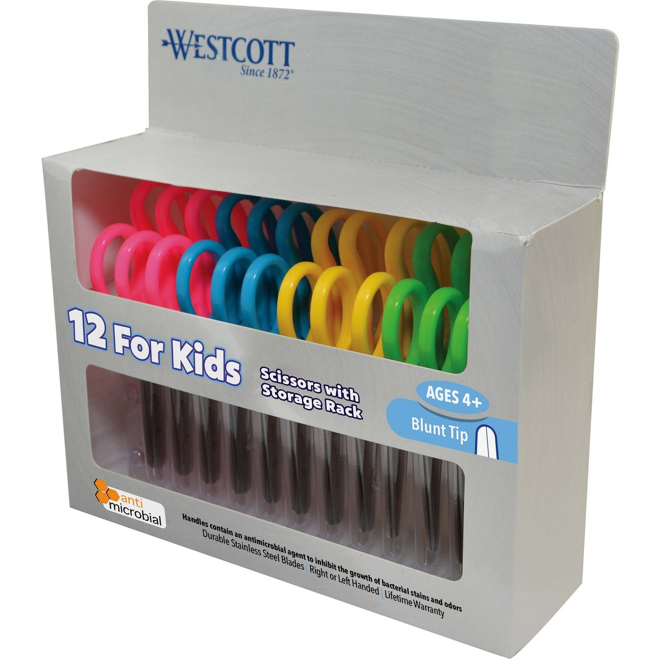 Westcott Scissors Antimcr Blunt 12Pk
