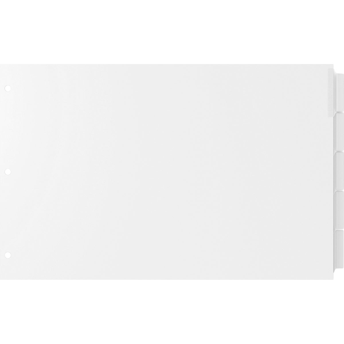 EasyFit 5-Tab Legal Size Index Dividers