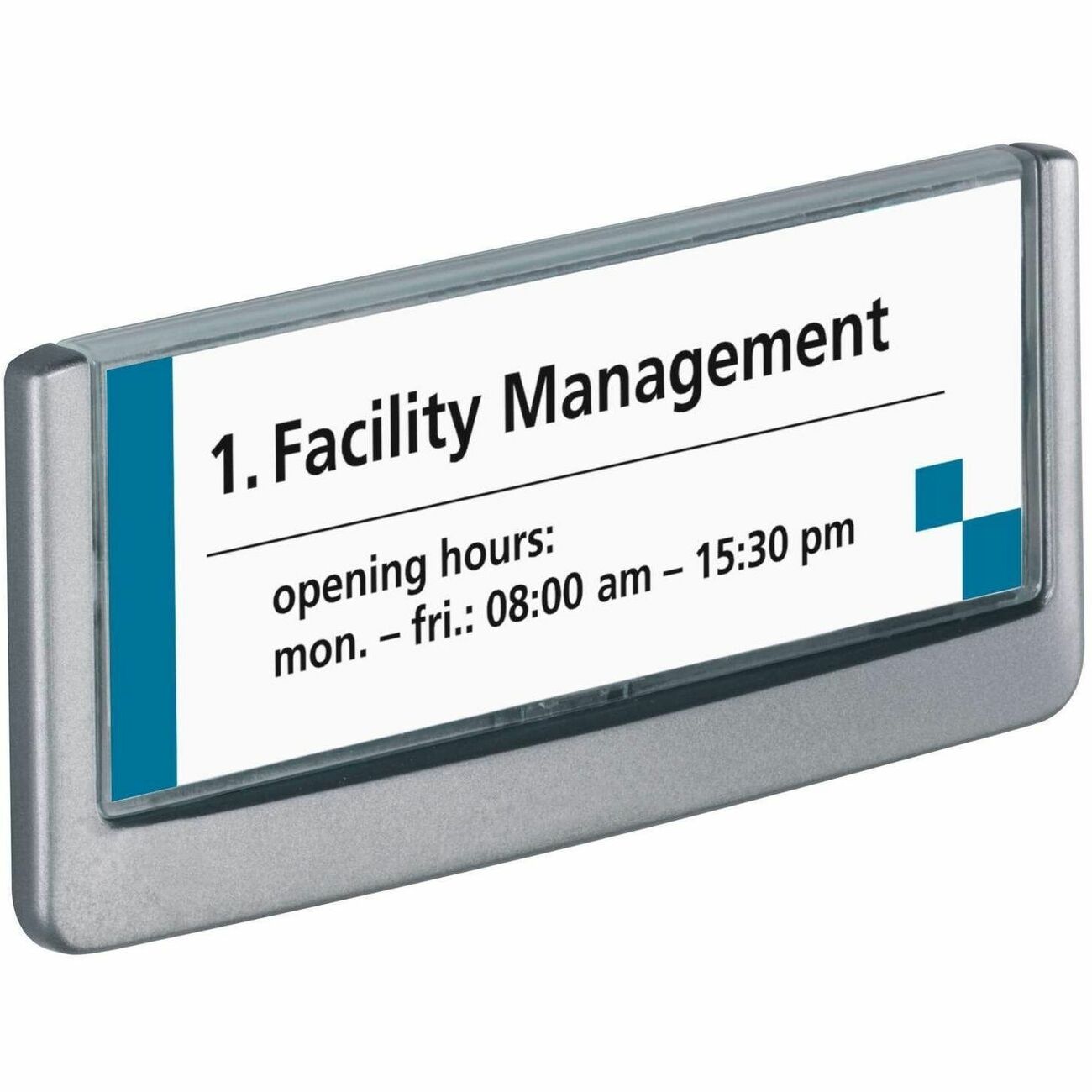 Durable Sign Click 3'H X 6-3/4'W