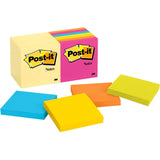 Post-it&reg; Notes Original Notepads - Canary Yellow and Poptimistic Color Collection