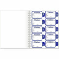 C-Line Time's Up! Visitor Badges Registry Log Book