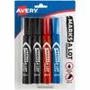 Avery Marker Perm Chsltp 4/Cd Ast