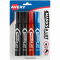 Avery Marker Perm Chsltp 4/Cd Ast