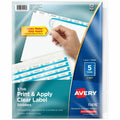 Avery Dividers Index Reg Tab 5Tab
