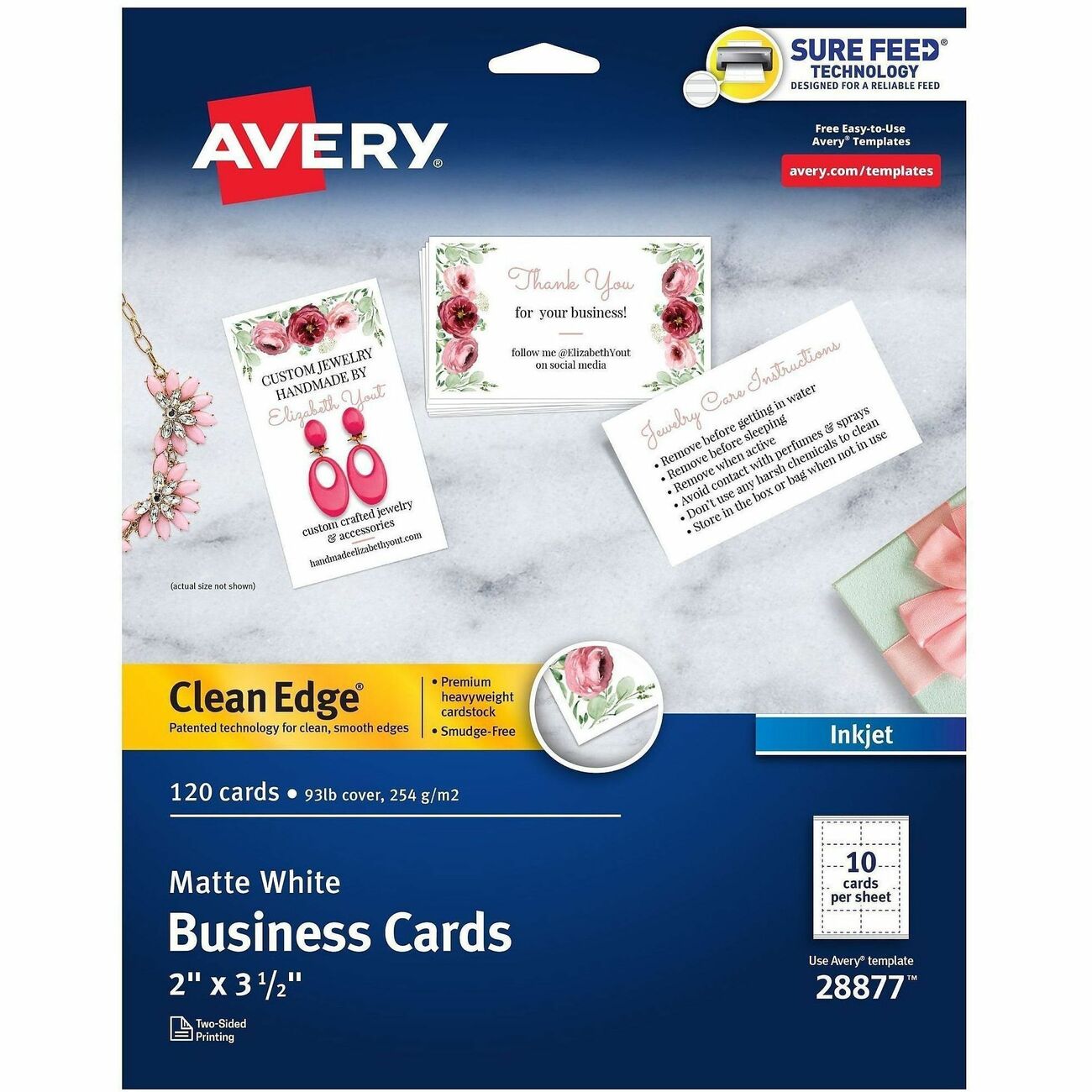 Avery Business Card Ce 10Up