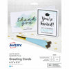 Avery Cards Inkjt Qtr Blank We