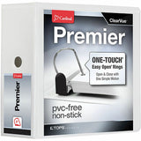 Cardinal&reg; Premier ONE-TOUCH&reg; Easy Open&reg; Locking Slant-D&reg; Rings Binder