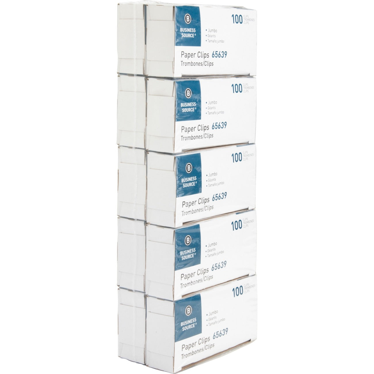 Business Source Clips Paper Standard Jumbo