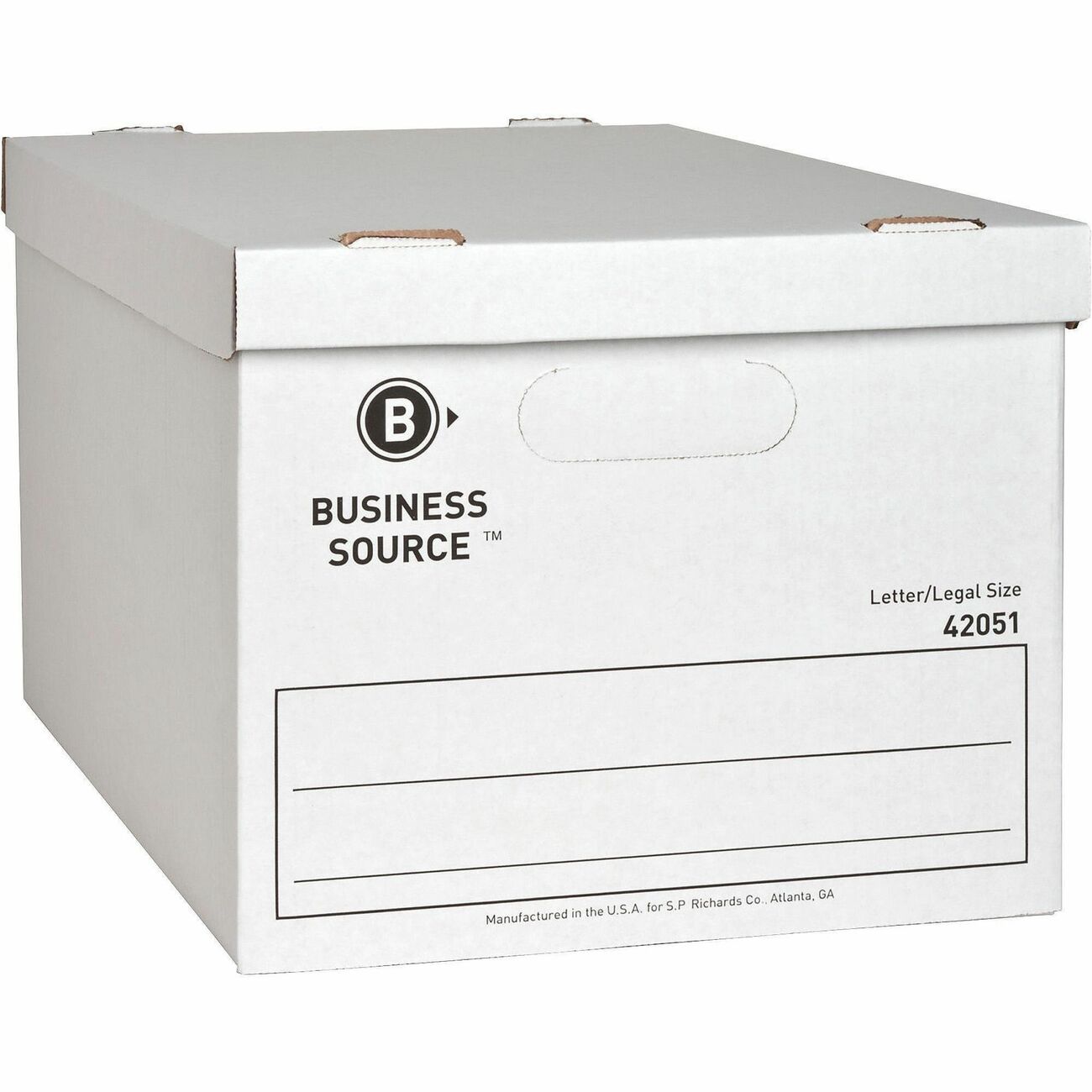 Business Source Box Storage Econ Lt/Lg 12Pk