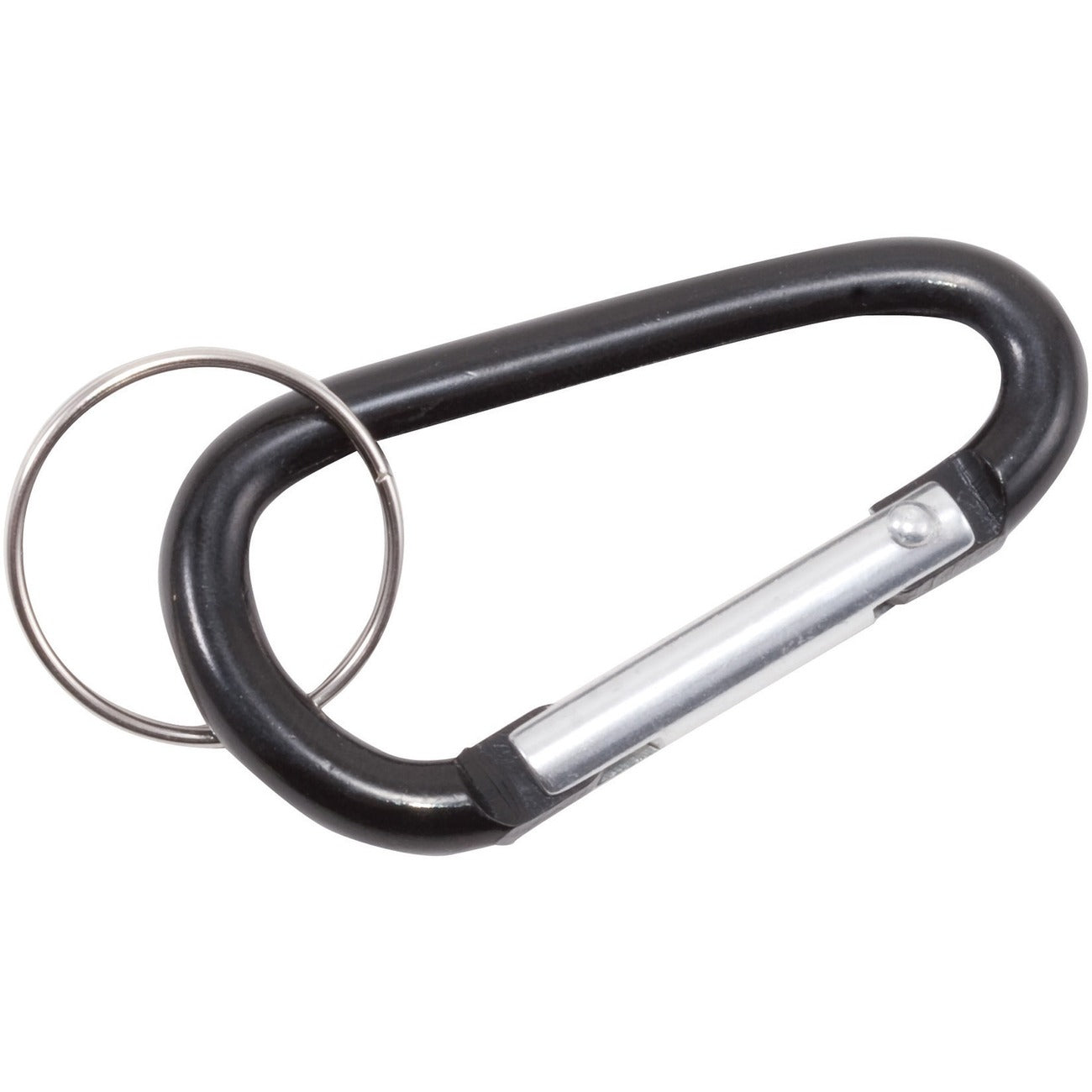 Advantus Ring Key Carabiner 10Pk Bk