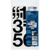 Numbers Vinyl 3" Blk