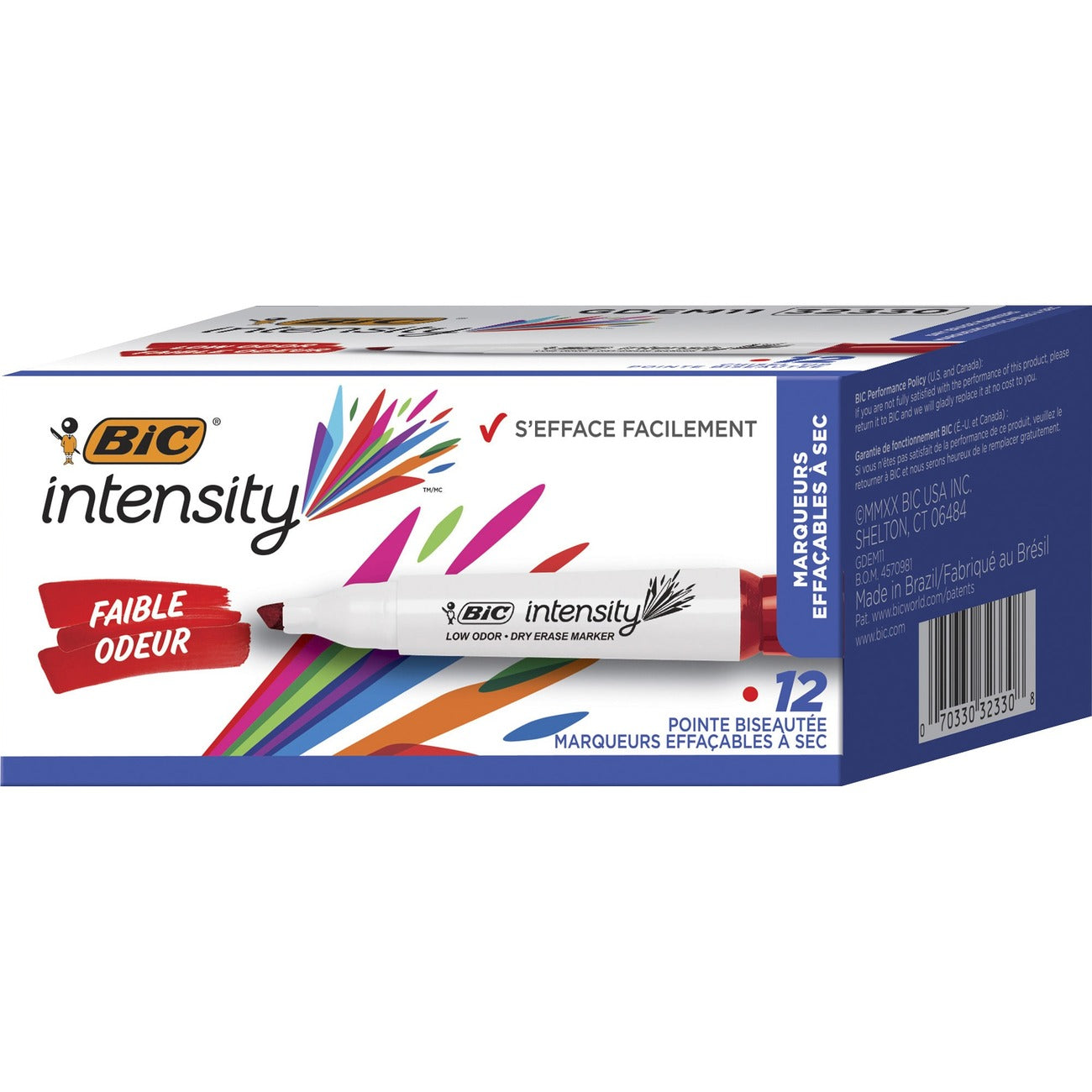 BIC Dry Erase Low Oder Mrk Rd